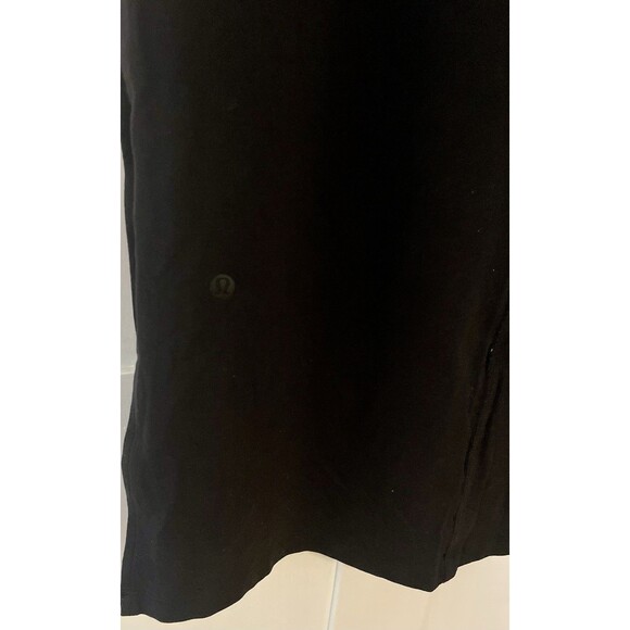 NWOT Lululemon All Yours Pima Cotton, Black Tank Midi Dress. Athleisure Size 8 - Picture 6 of 7